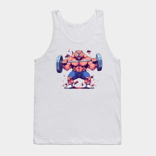 bear at gym Tank Top